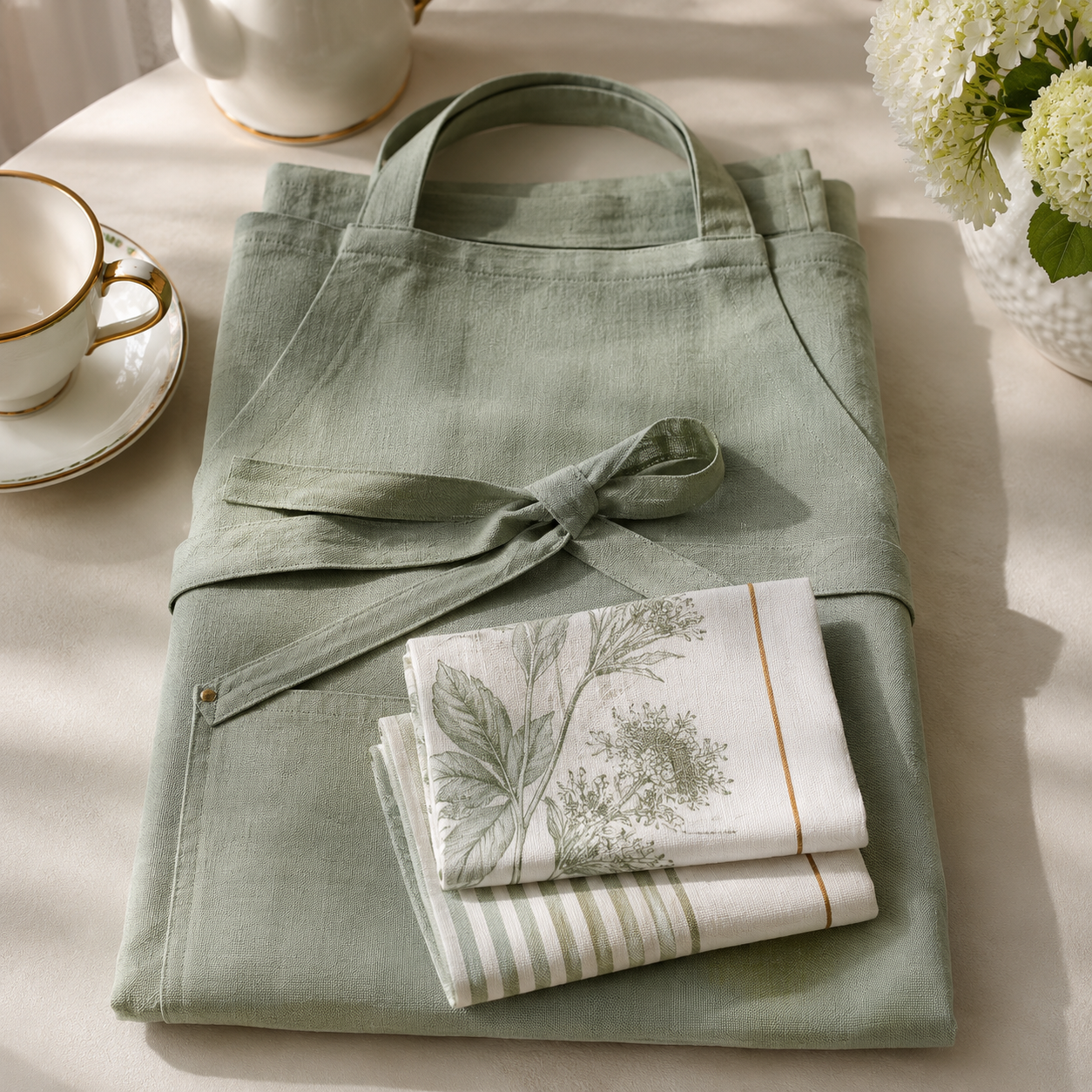 Apron & Tea Towel Set