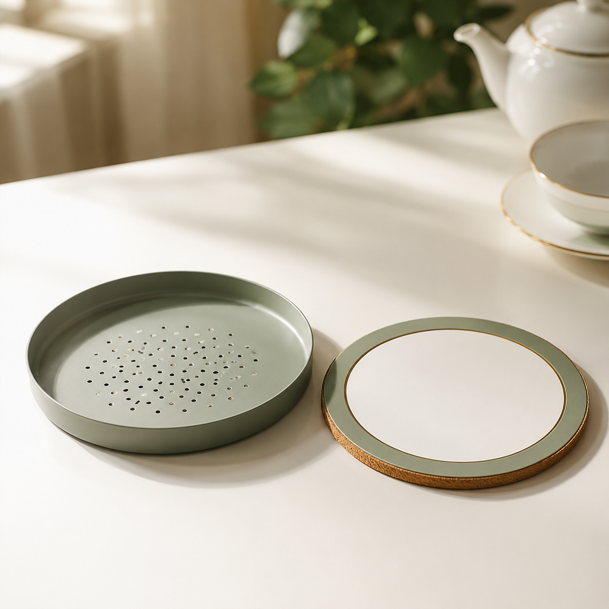 Kettle Drip Tray & Trivet Set