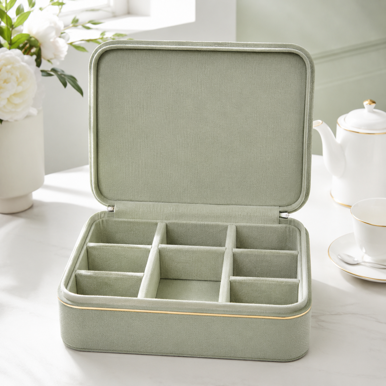 Teaware Storage Box Padded